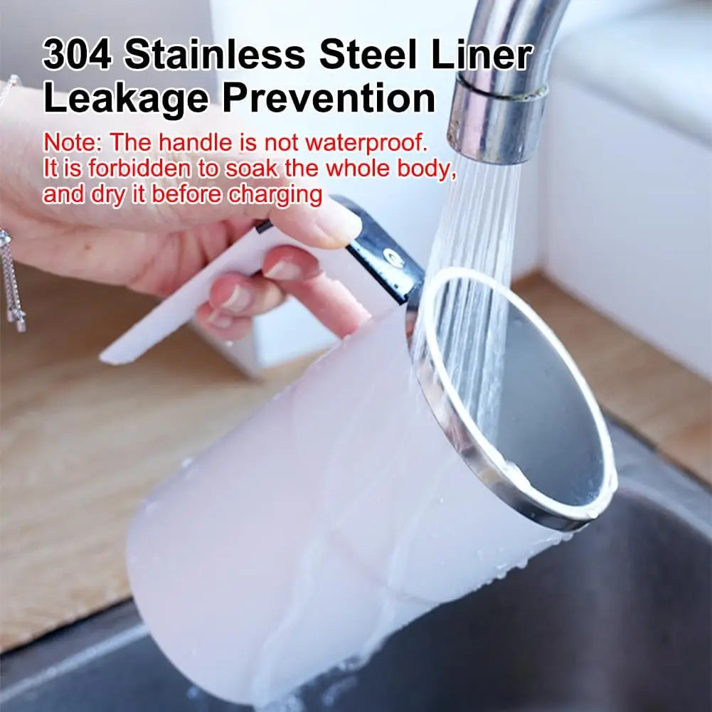 Automatic Self Stirring Magnetic Mug Coffee Self Mixing Mug USB Rechargeable Smart Thermal Cups with LCD Screen Food Safe Mug - AR Perk Inc