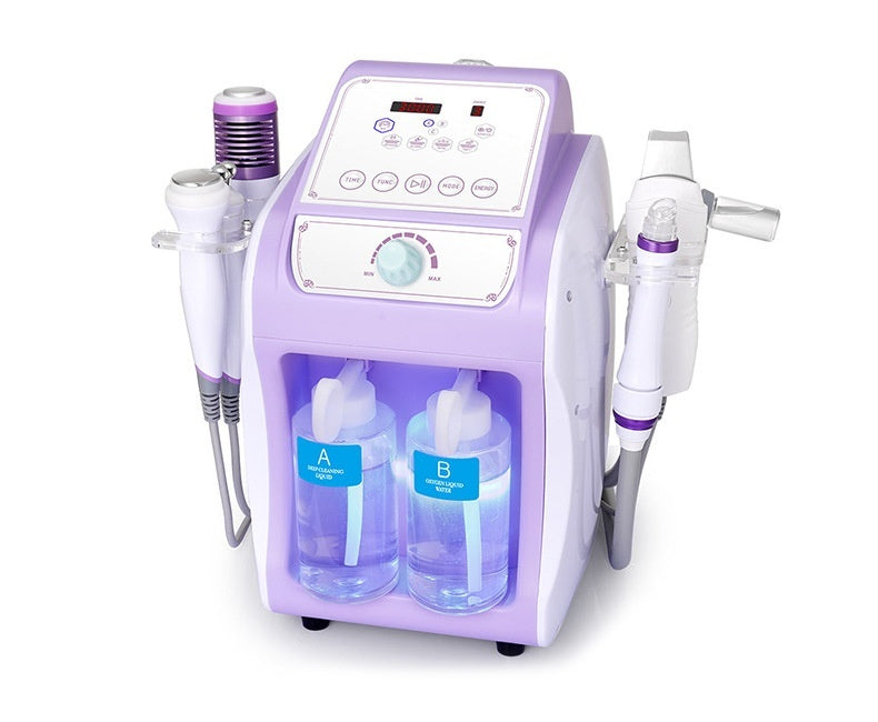 Six In One Hydrogen Oxygen Small Bubble Ultrasonic Induction Beauty Device