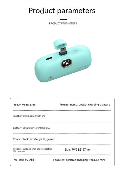 Pocket Wireless Capsule Power Bank - AR Perk Inc