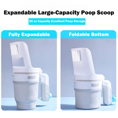 Litter Scoop & Waste Bin With Refill Bags - AR Perk Inc