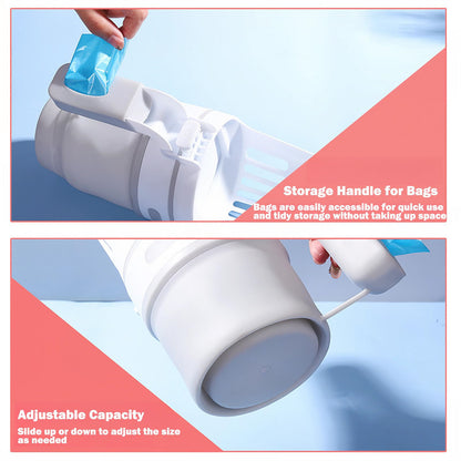 Litter Scoop & Waste Bin With Refill Bags - AR Perk Inc