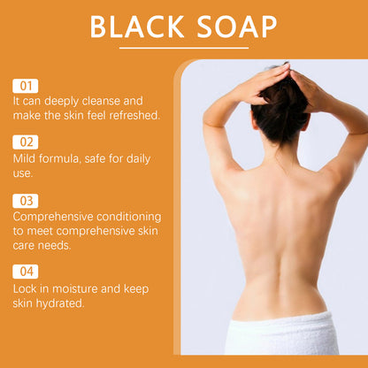 Oceaura Body Cleansing Bath Soap Moisturizes And Moisturizes Body Cleansing Skin Exfoliating Dark Bath Body Soap