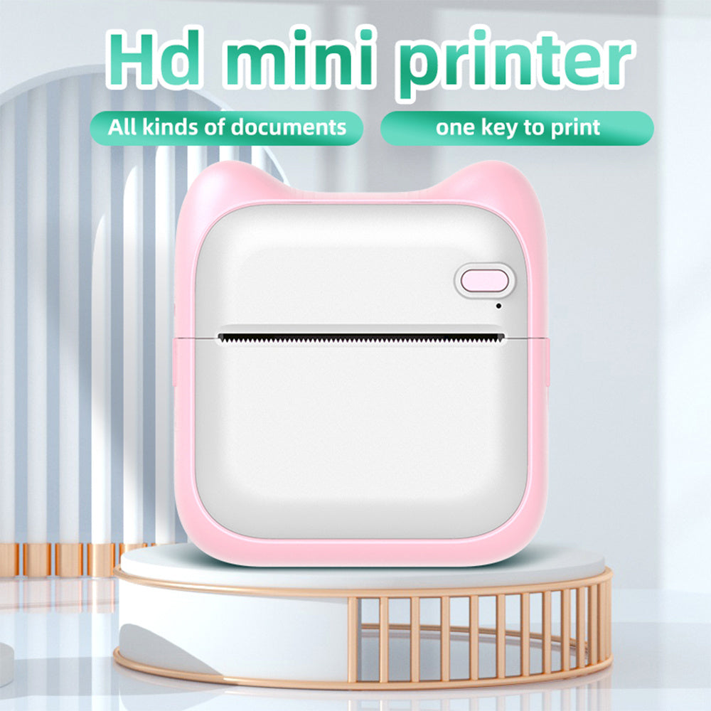 Mini Pocket Printer for Students: Portable Bluetooth Thermal Printer