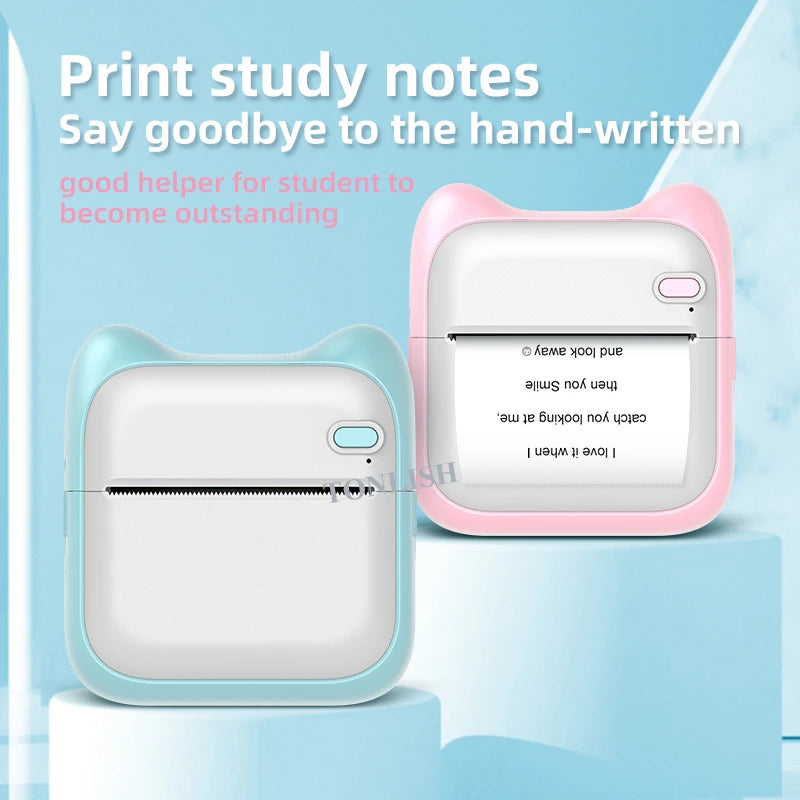 A31 Mini Printer Label Portable Thermal Printers Inkless Bluetooth impressora portatil Sticker Paper 57mm For Android for IOS