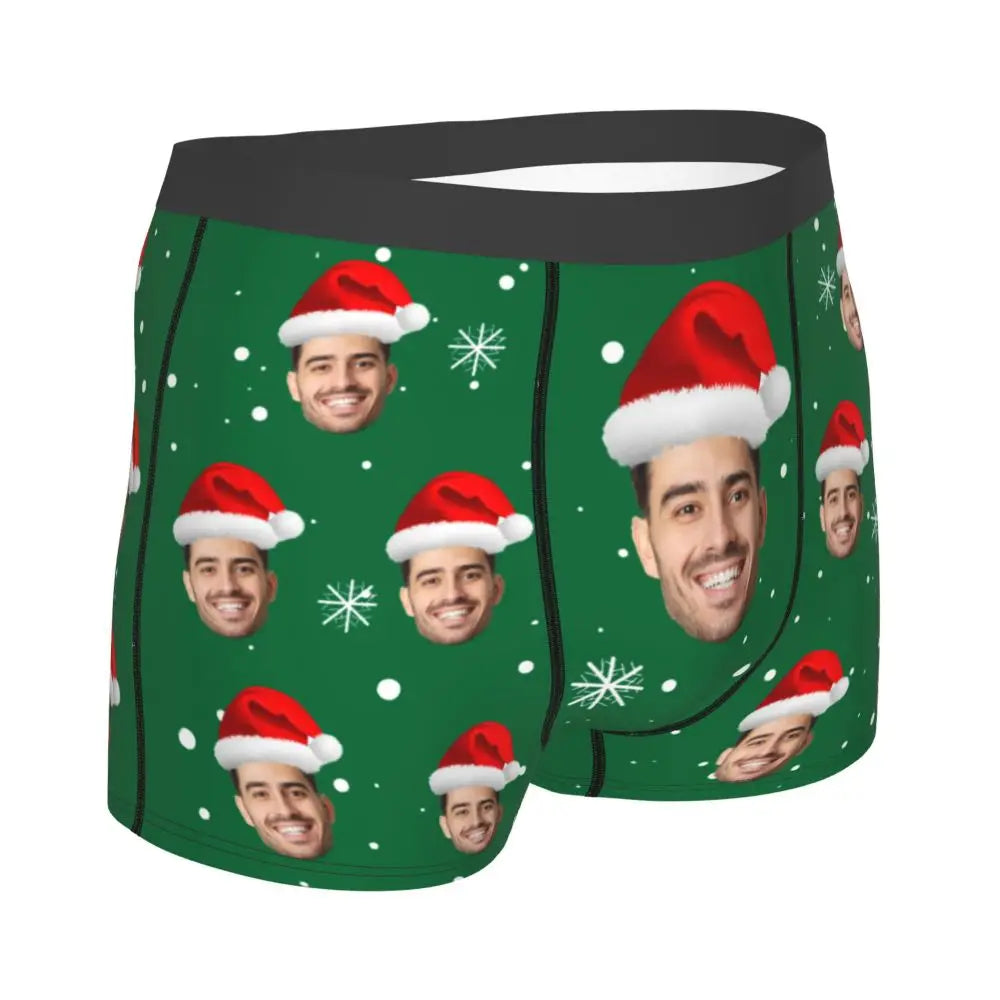 Men Gift Custom Face Boxers Valentine's Day Gift Personalized Photo Underwear Design Birthday Boxer Briefs for Boyfriend Husband