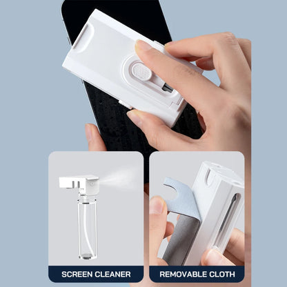 8 in 1 Cleaning Kit Computer Keyboard Cleaner Brush Earphones Cleaning Pen For Headset iPad Phones Cleaning Tools Keycap Puller - AR Perk Inc