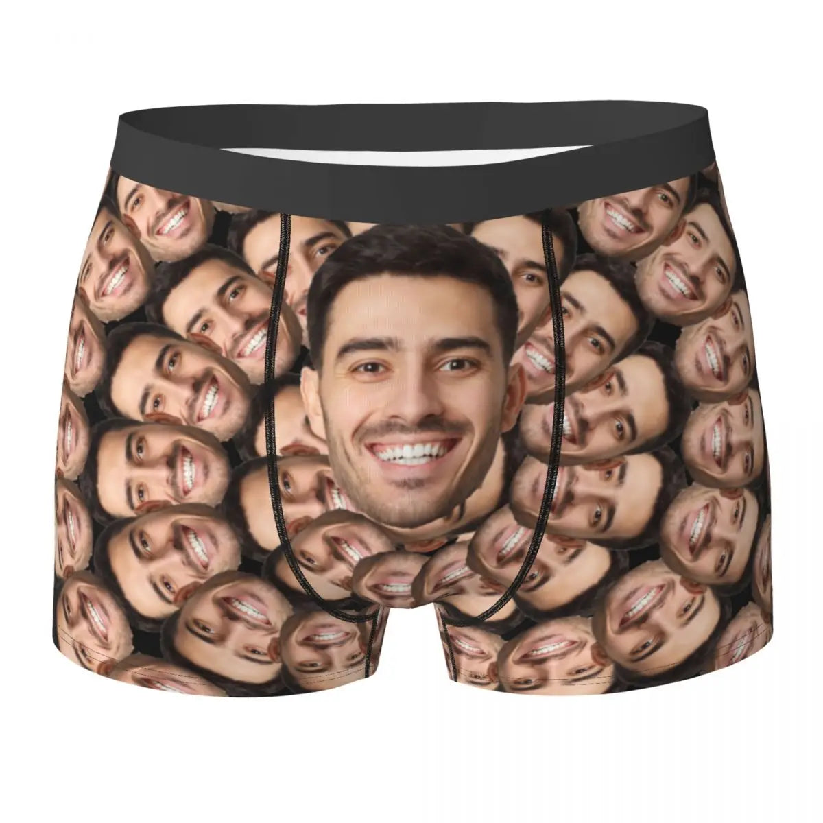 Men Gift Custom Face Boxers Valentine's Day Gift Personalized Photo Underwear Design Birthday Boxer Briefs for Boyfriend Husband