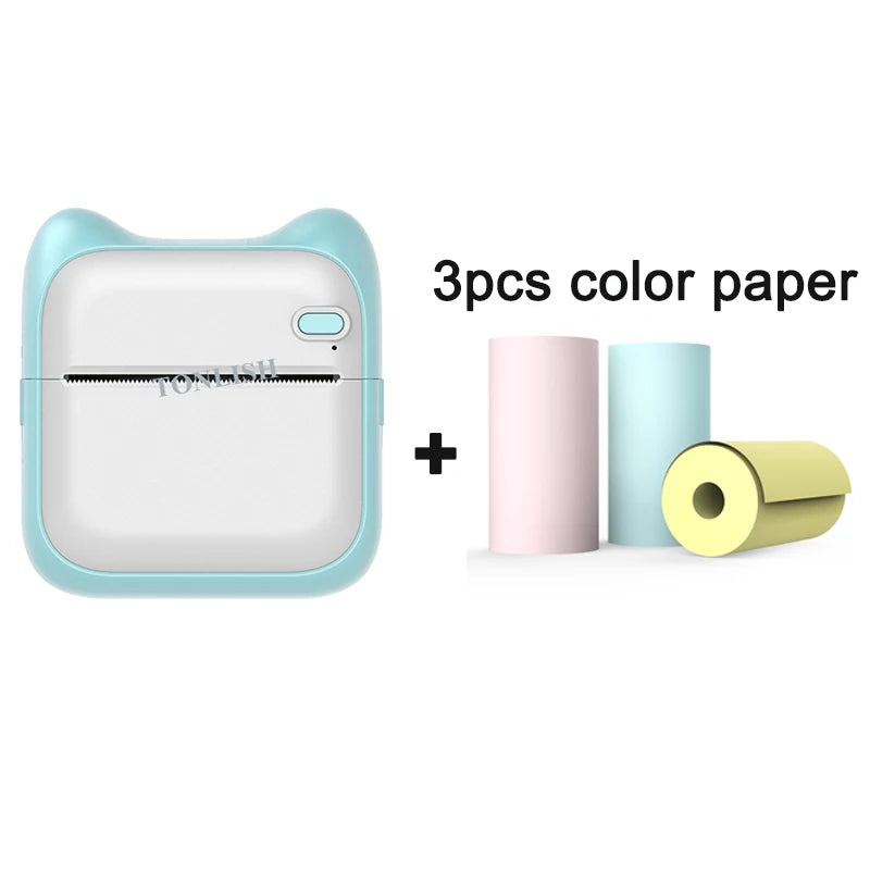 A31 Mini Printer Label Portable Thermal Printers Inkless Bluetooth impressora portatil Sticker Paper 57mm For Android for IOS