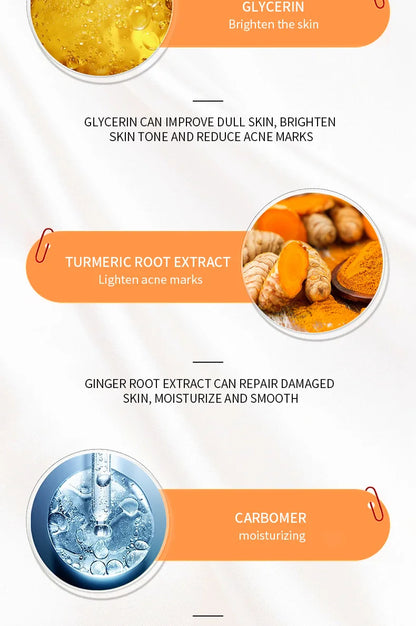 Natural Handmade Turmeric Soap Face Cream Serum Skin Care Set Clean Cutin Oil Control Removal Acne Whitening Remove Dark Spots - AR Perk Inc