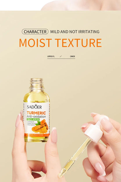 Natural Handmade Turmeric Soap Face Cream Serum Skin Care Set Clean Cutin Oil Control Removal Acne Whitening Remove Dark Spots - AR Perk Inc