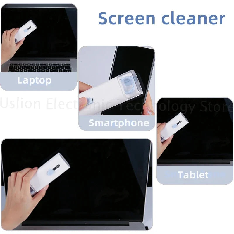 7-in-1 Computer Keyboard Cleaner Brush Kit Earphone Cleaning Pen For Headset iPad Phone Cleaning Tools Cleaner Keycap Puller Kit