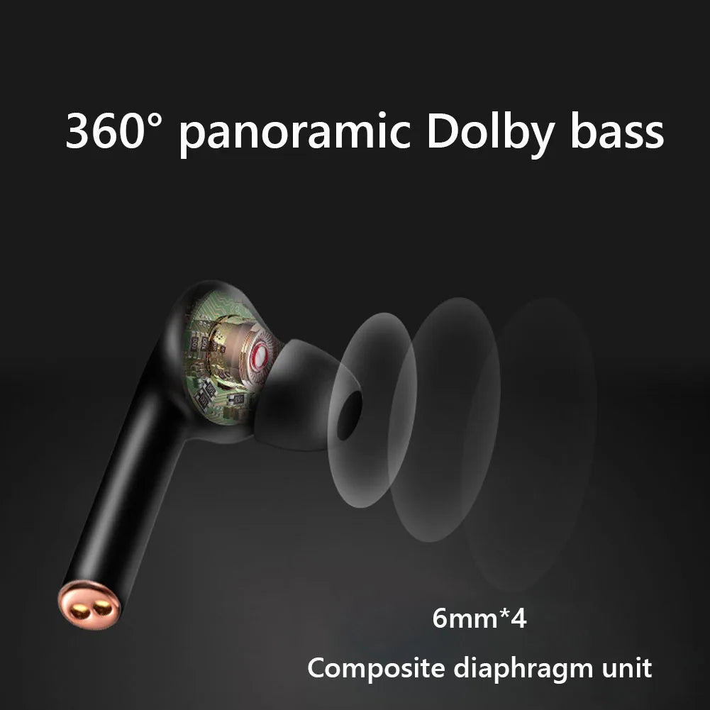 Real Time Language Translator Earphones Bluetooth 5.2 AI Translator Earbuds Noise Cancelling Wireless Headphones for Business - AR Perk Inc