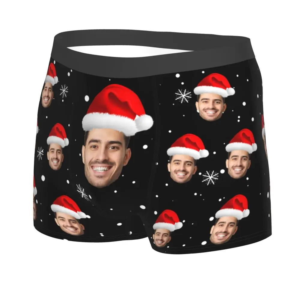 Men Gift Custom Face Boxers Valentine's Day Gift Personalized Photo Underwear Design Birthday Boxer Briefs for Boyfriend Husband