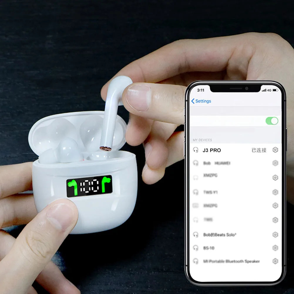 Real Time Language Translator Earphones Bluetooth 5.2 AI Translator Earbuds Noise Cancelling Wireless Headphones for Business - AR Perk Inc