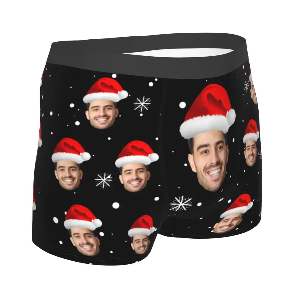 Men Gift Custom Face Boxers Valentine's Day Gift Personalized Photo Underwear Design Birthday Boxer Briefs for Boyfriend Husband