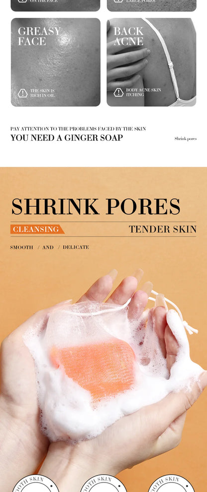 Natural Handmade Turmeric Soap Face Cream Serum Skin Care Set Clean Cutin Oil Control Removal Acne Whitening Remove Dark Spots - AR Perk Inc