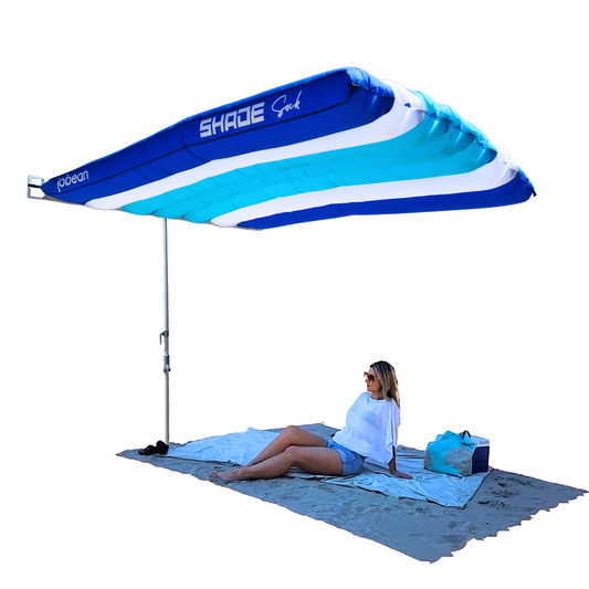ShadeSock - Wind-Inflating, Silent Beach Shade