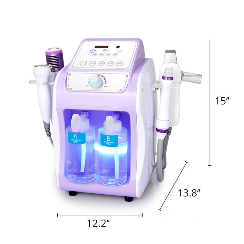 Six In One Hydrogen Oxygen Small Bubble Ultrasonic Induction Beauty Device