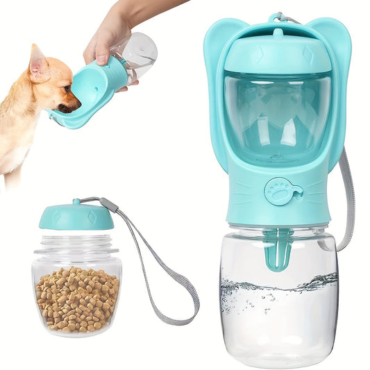 2-in-1 Leak-Proof Portable Dog Water Bottle