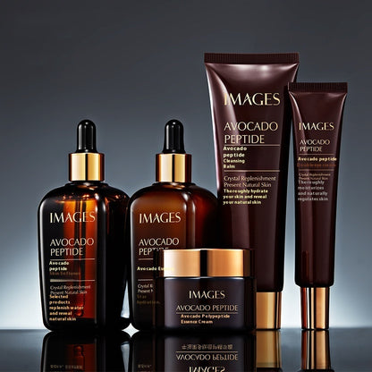 Hydrating And Repairing Smaller Brown Bottle Skin Care Product Set Brightening Skin