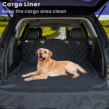 Foldable Pet Car Back Seat Cushion Cover - AR Perk Inc