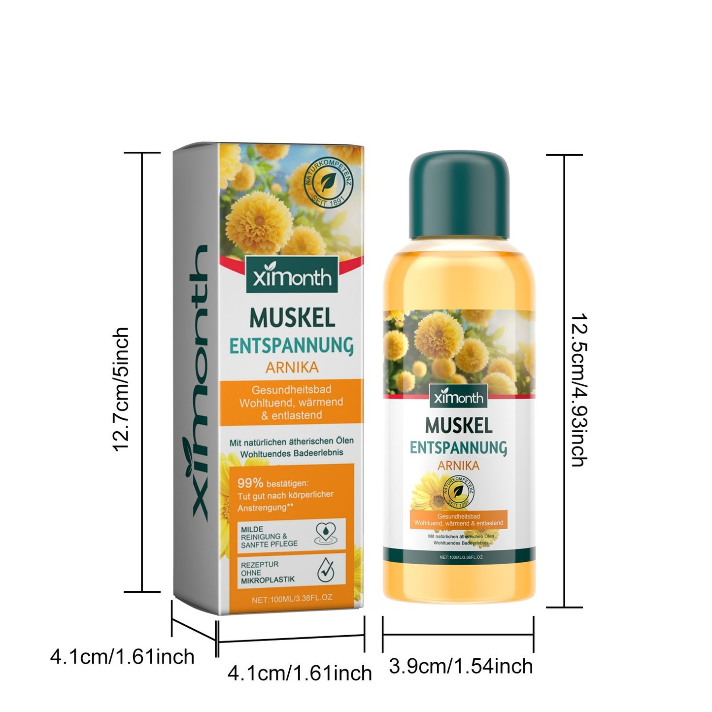 Bath Oil Gentle Cleansing Body Exfoliating Moisturizing Tender Smooth Firming Skin